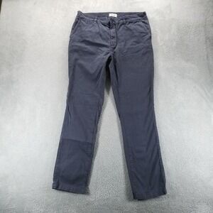 Taylor Stitch Pants Mens 36x32 Blue‎ Foundation Chino Slim Tapered Office Casual
